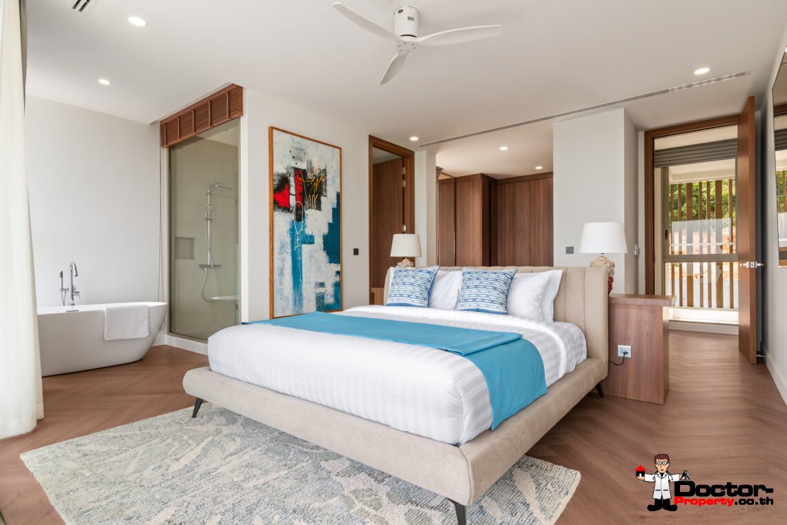 New Luxury 4 Bedroom Villa with Sea View in Bang Por, Koh Samui – For Sale